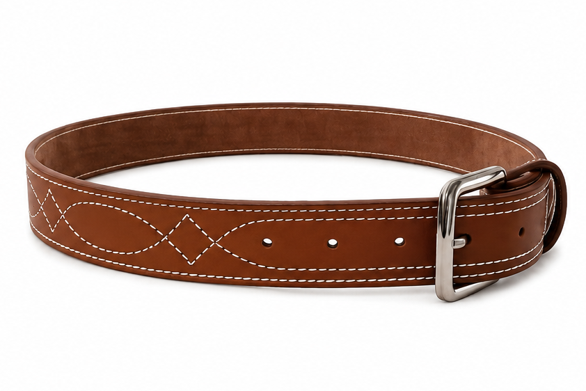 Eastern Edge Gunslinger Leather Belt — Men's