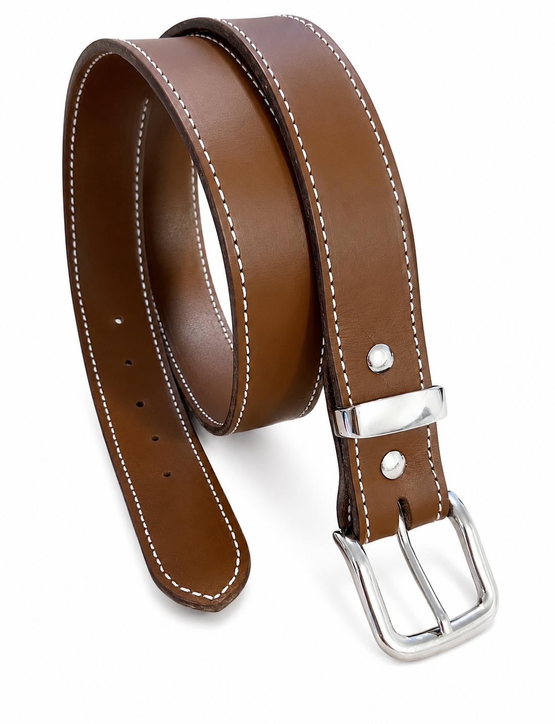Eastern Edge Plain Leather Belt — Men's