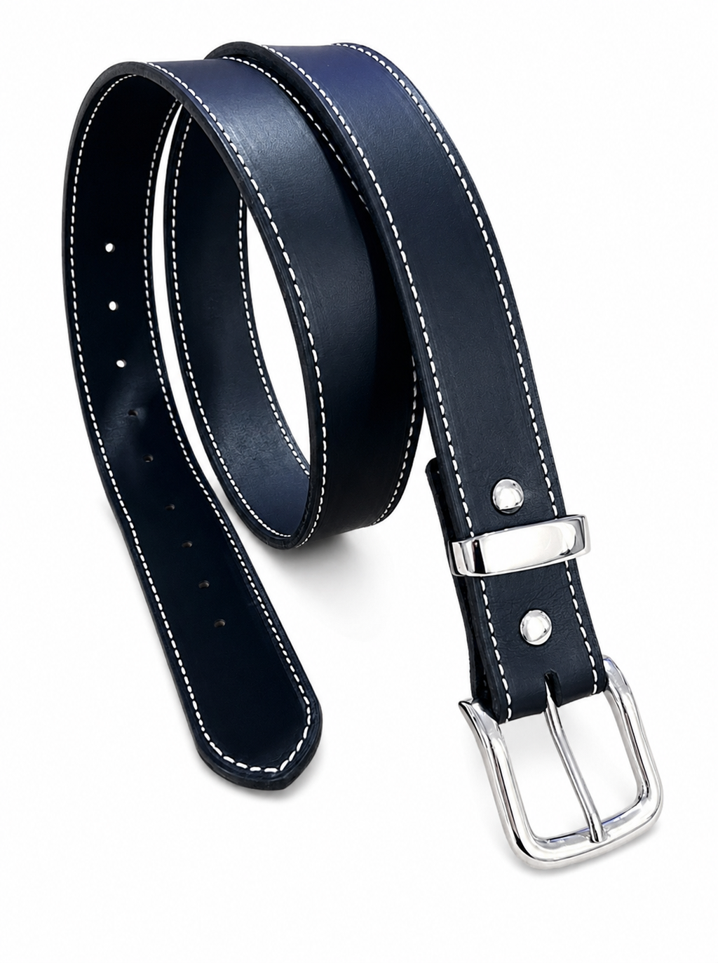 Eastern Edge Plain Leather Belt — Men's