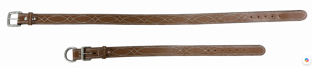Eastern Edge Gunslinger Matching Set — Belt & Dog Collar Bundle